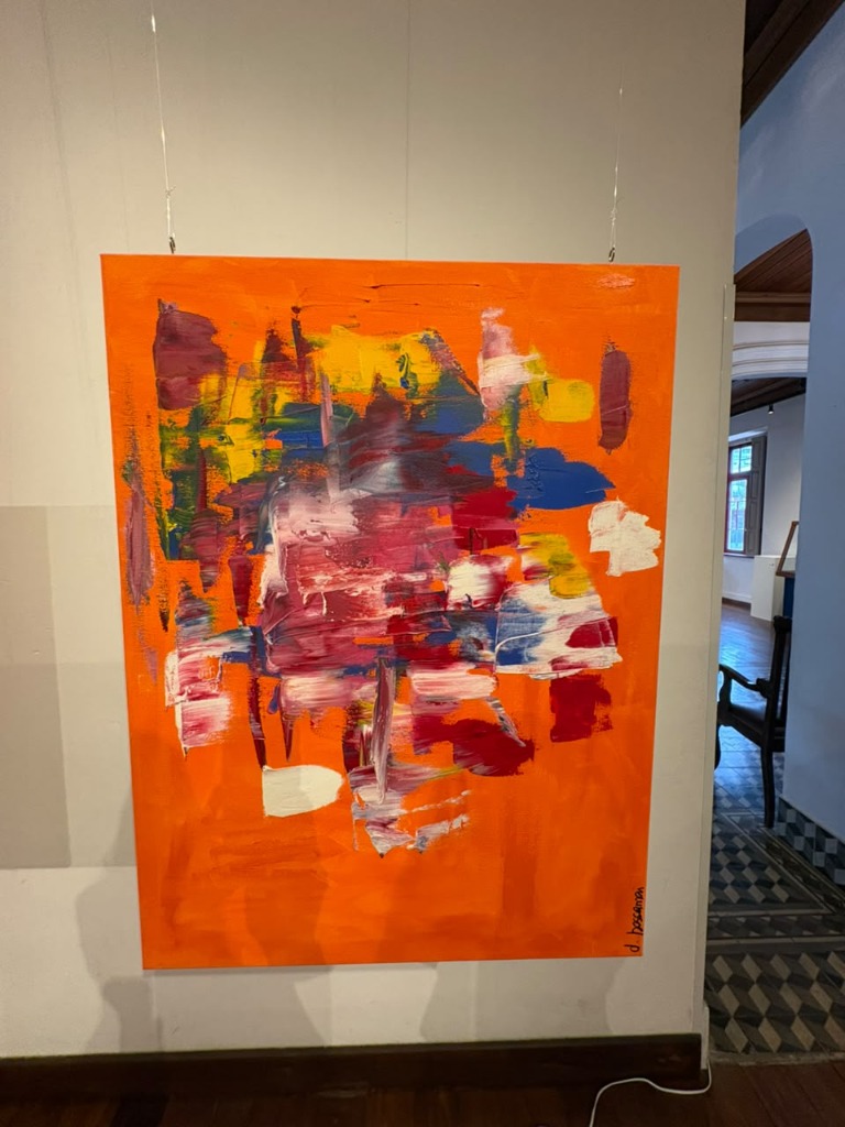 INDOMÁVEIS LARANJAS - Frente da Pintura