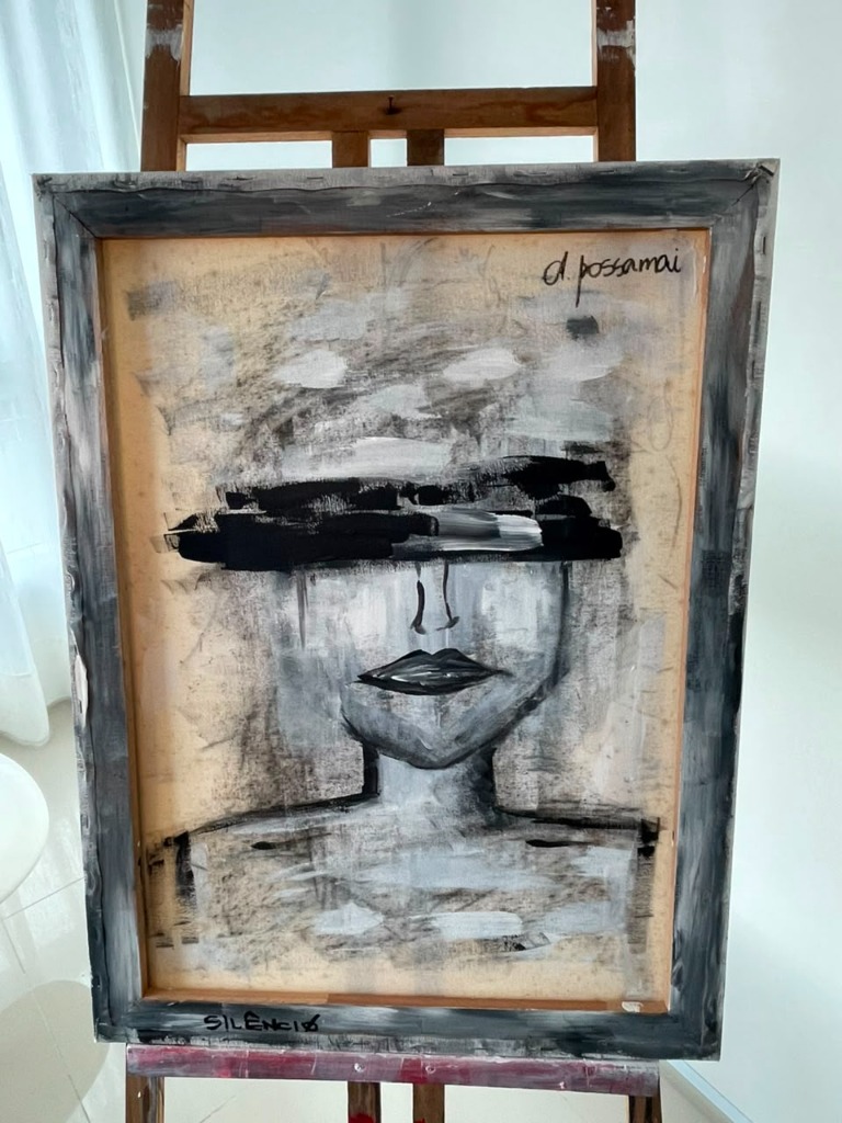 SILÊNCIO - Frente da Pintura